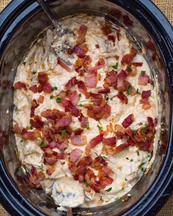 Slow Cooker Cracked Chicken | Dale and Katie